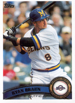 2011 Topps Base Set Series 1 #1 Ryan Braun