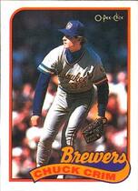 1989 O-Pee-Chee OPC Base Set #99 Chuck Crim