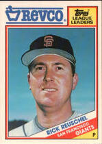 1988 Topps Revco League Leaders #13 Rick Reuschel