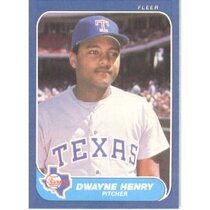 1986 Fleer Base Set #562 Dwayne Henry