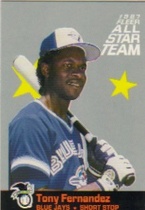 1987 Fleer All Stars #3 Tony Fernandez