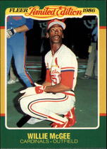 1986 Fleer Limited Edition #29 Willie McGee
