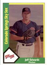1990 CMC Colorado Springs Sky Sox #6 Jeff Edwards
