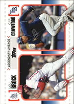 2010 Topps Legendary Lineage Series 2 #LL-49 Carl Crawford|Lou Brock