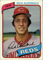 1980 Topps Base Set #354 Rick Auerbach