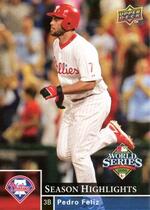 2008 Upper Deck Phillies World Series Champions #PP-33 Pedro Feliz