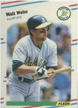 1988 Fleer Update #56 Walt Weiss