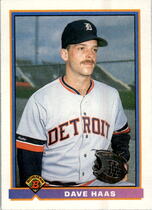 1991 Bowman Base Set #151 Dave Haas