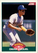 1989 Score Traded #105T Omar Vizquel