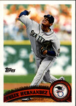 2011 Topps Base Set Series 1 #168 Felix Hernandez