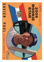 2009 Topps Heritage High Number #668 Xavier Paul