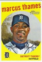 2008 Topps Heritage High Numbers #509 Marcus Thames
