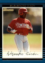 2002 Bowman Base Set #176 Alejandro Giron