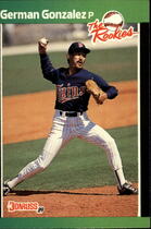 1989 Donruss Rookies #24 German Gonzalez