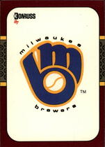 1987 Donruss Opening Day #254 Brewers Checklist