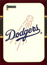 1987 Donruss Opening Day #256 Dodgers Checklist