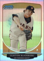 2013 Bowman Chrome Cream of the Crop Mini Refractors #CC-SFG4 Clayton Blackburn