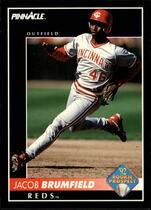 1992 Pinnacle Base Set #553 Jacob Brumfield
