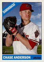 2015 Topps Heritage #252 Chase Anderson