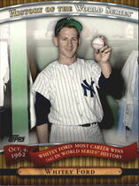 2010 Topps History of the World Series #HWS10 Whitey Ford