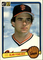 1983 Donruss Base Set #46 Alan Fowlkes
