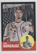 2012 Topps Heritage Black #HP65 Gio Gonzalez