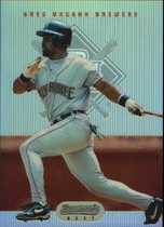 1995 Bowman Best Red Refractors #55R Greg Vaughn