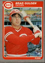 1985 Fleer Base Set #537 Brad Gulden