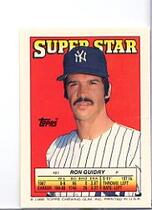1988 O-Pee-Chee OPC Stickers Backs (No Sticker) #61 Ron Guidry