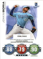 2010 Topps Update Attax Code Cards #52 Joakim Soria