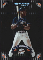 2002 Donruss Base Set #133 Rickey Henderson