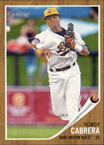 2011 Topps Heritage Minors #162 Yordy Cabrera