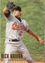 1996 Fleer Base Set #13 Rick Krivda