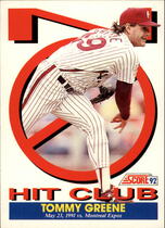 1992 Score Base Set #426 Tommy Greene