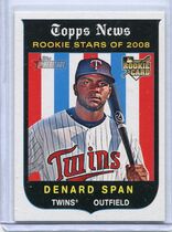 2008 Topps Heritage High Numbers #567 Denard Span