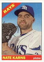 2015 Topps Heritage High Number #653 Nate Karns