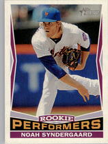 2015 Topps Heritage High Number Rookie Performers #RP-12 Noah Syndergaard