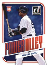 2016 Donruss Power Alley #5 Miguel Sano