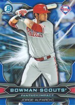 2015 Bowman Chrome Draft Scouts Fantasy Impact #BSI-JA Jorge Alfaro