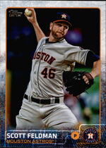 2015 Topps Base Set Series 2 #635 Scott Feldman