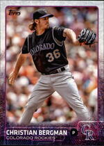 2015 Topps Base Set Series 2 #682 Christian Bergman