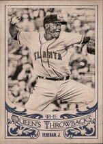 2015 Topps Gypsy Queen The Queens Throwbacks #QT-24 Julio Teheran