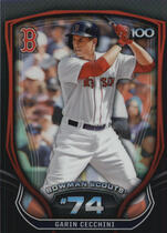 2015 Bowman Scouts Top 100 #BTP-74 Garin Cecchini