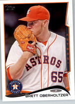 2014 Topps Base Set #115 Brett Oberholtzer