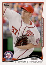 2014 Topps Base Set Series 2 #332 Stephen Strasburg