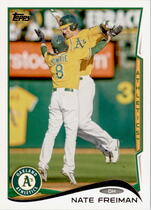 2014 Topps Base Set Series 2 #343 Nate Freiman