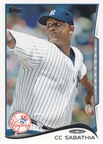 2014 Topps Base Set Series 2 #457 Cc Sabathia