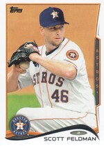 2014 Topps Base Set Series 2 #467 Scott Feldman