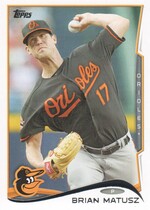 2014 Topps Base Set Series 2 #547 Brian Matusz
