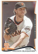 2014 Topps Base Set Series 2 #537 Madison Bumgarner